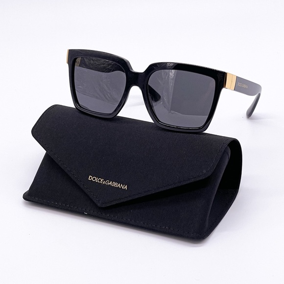 NEW DG6165 501/87 WOMEN’S SUNGLASSES DOLCE&GABBANA DG 6165 BLACK - Picture 8 of 11